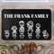 LLLGSH Personalised Door Mat - with Name, Initial, Text, Customise Doormat - Customised door Rug - Customise Welcome Door Mat for Entryway Patio Hallway Indoor Outdoor - 16×24in