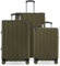 Hauptstadtkoffer Q-Damm - 3er Kofferset - Handgepäckskoffer 54 cm, mittelgroßer Koffer 68 cm + großer Reisekoffer 78 cm, Hartschale ABS, TSA, Avocado