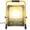 SUBTLETY 200W LED Baustrahler Baustellen Arbeitsstrahler mit 3m Netzkabel & U-Form Stativ Strahler für Arbeitsbeleuchtung IP66 Wasserdicht Fluter Arbeitsleuchte für Innen- & Außenbereich (Warmweiß)