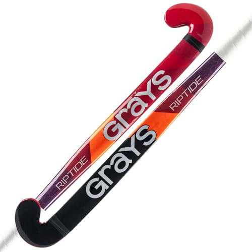 GRAYS Riptide Ultrabow Senior Hockeyschläger (Rot/Marineblau)