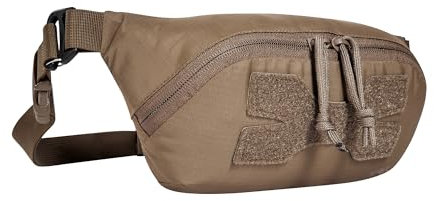 Tasmanian Tiger TT Hip Pouch leichte, Taktische Hüft-Tasche mit Netz-Fächern und abnehmbarem Bauch-Gurt in Molle einhängbar, kompakt faltbar; Coyote Brown