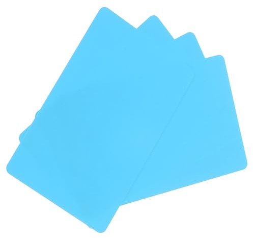 QUARKZMAN 200 Stück Leere PVC-Karten 20mil ID Grafik Hellblau | Leere Kreditkarten, Wasserdicht & Beidseitig Bedruckbar, Für ID-Kartendrucker