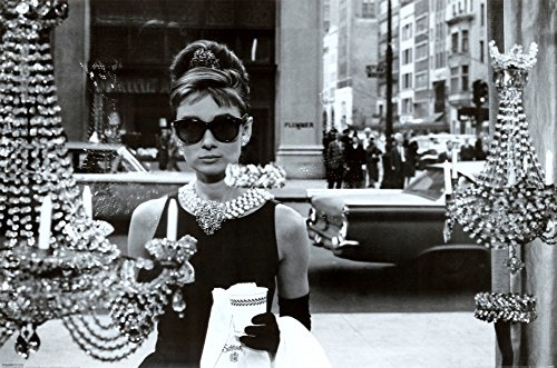 Audrey Hepburn Poster Shopping at Tiffany's