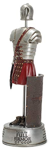 Dicksons Full Armor of God Soldier Ephesians 6 Scripture 9.5 Inch Resin Stone Tabletop Figurine
