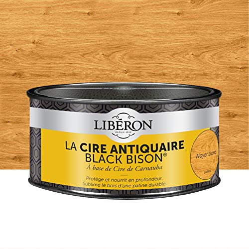 Libéron Cire antiquaire Black Bison en pâte, Noyer blond 500cc