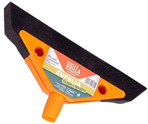 Brillà sco02825 a Escoba eufelia de Esponja, Negro/Naranja, 16 x 33.5 x 4.5 cm