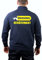 feuer1 Sweatjacke Navy, Atemschutz-Gerätewart, Silber/Neongelb