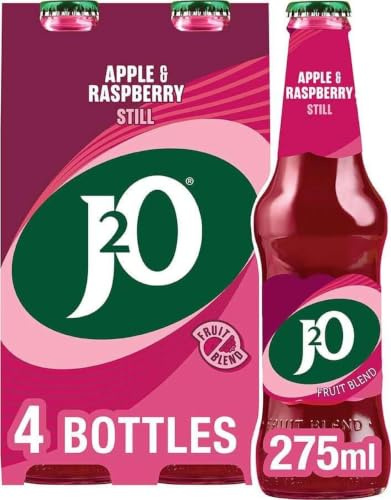 J2O Apple & Raspberry Juice Blend | 275ml Bottle | 4 Pack