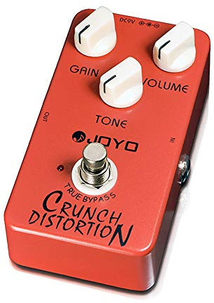 JOYO Distortion Pedal Crunch Distortion of British Classic Rock Distortion Effect for Electric Guitar - True Bypass (JF-03)