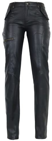 Unbekannt Piri Damen Lederhose aus echtem Lamm Nappa Leder