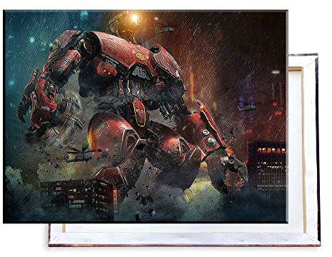 Unified Distribution Pacific Rim - 80x60 cm - Bilder & Kunstdrucke fertig auf Leinwand aufgespannt und in erstklassiger Druckqualität