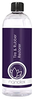 Nanolex Tire & Rubber Restorer 750 ml pour pneus et caoutchouc – Entretien pour voiture et moto