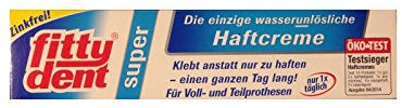 FITTYDENT super Haftcreme 40 g PZN 2171042 Wasserunlöslich, Zinkfrei
