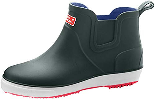 Xinwcang Stivali Bassi per Uomo Antiscivolo Impermeabili Chelsea Boots Stivaletti da Moda Nero1 Asia 41