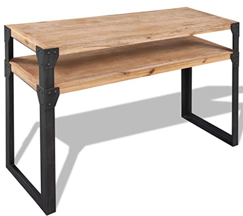 vidaXL Konsolentisch Akazienholz Massiv 120x40x85 cm