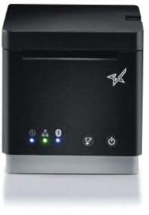 Star Micronics mC-Print2 MCP21 LB BK E+U Belegdrucker Thermopapier Rolle 5,8 cm 203 dpi bis zu 100 mm/Sek. USB LAN Bluetooth USB-Host Lightning automatisches Schneiden Schwarz