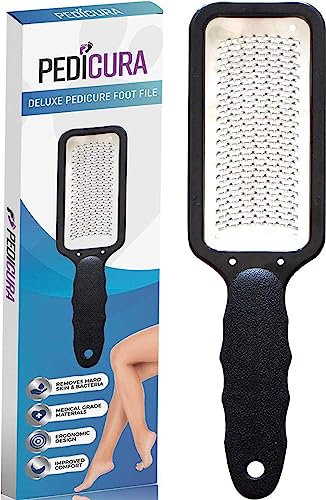 PediCura Professional Foot Files for Hard Skin – Original Feet Hard Skin Remover and Foot Scrub for Super Soft and Smooth Feet - Pedicure Set with Callus and Corn Remover for Heels