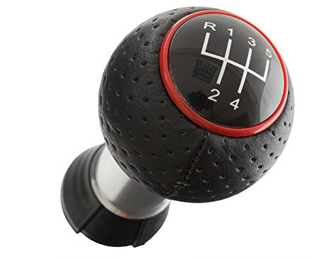 myshopx K59 Knauf Schaltknauf Schalthebel 5 Gang Leder