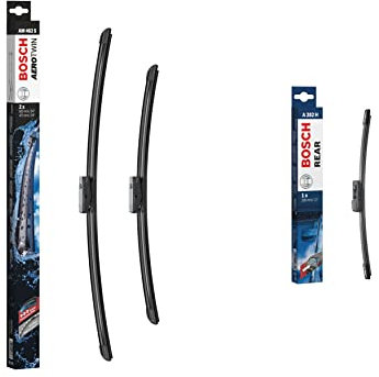 Wischblatt Satz Aerotwin AM462S + Bosch A282H Rear Heckscheiben-Wischer