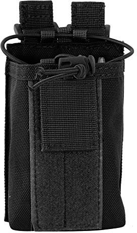 MiOYOOW Poche Radio, Tactique Titulaire Cas Étui Molle Pochette de Ceinture, Étui pour Talkie-Walkie Ceinture résistante, Système Slickstick, Cordon Elastique Réglable