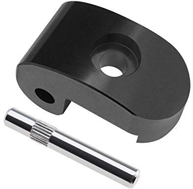Be In Your Mind Electric Scooter Folding Buckle Holder Reinforced Lock Latch 6mm Hole Dia with Steel Pin Compatible with Xiaomi M365 M365 Pro Black