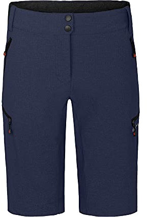 Bergson Valli Bermuda | Damen Radshorts, robust, elastisch, Peacoat Blue [368], 40 - Damen