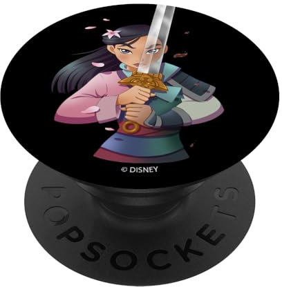 Disney Mulan Artistic Sword Portrait PopSockets mit austauschbarem PopGrip