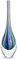 Cá d'Oro Glasvase, 29 cm, groß, Hippie-Stil, mundgeblasen, Murano-Stil, Blau / Grün, klein