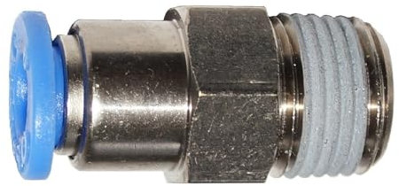 Rückflußverhinderer Rückschlagventil mit Steckanschluß gerade Verbinder (1/4 x 6mm)