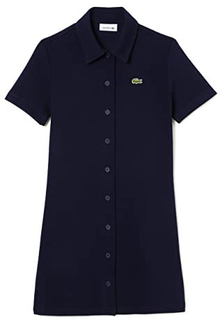 Lacoste Robe Femme , Navy Blue, 34