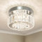 Kristall Deckenleuchte Kronleuchter Pendelleuchte Luxuri?s Kristall Lampe Flur Deckenlampe Flur Schlafzimmerlampe Lampe Wohnzimmer mit Helle Lichter für Schlafzimmer Flur Proch (Round-Multi)