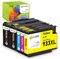 Druckerpatronen 932 933 932 XL 933 XL Ersatz für HP Druckerpatronen 932 933 932 XL 933 XL für HP OfficeJet 6600 7510 6700 7110 7610 7612 6100 (5er-Pack)