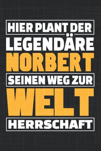 Norbert: Personalisierter Kalender & Planer 2023 / Vorname Norbert / 156 Seiten / Softcover / A5