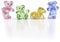 Swarovski Orsetto Kris Set 30esimo Anniversario, in CristalliSwarovski , Multicolore