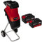 Einhell GC-KS 2540 Biotrituratore elettrico a lame (220-240 V, 50 Hz, 2000 W, diam. Max ramaglie 4 cm) & Twinpack Power X-Change Due Batterie Da 4,0 Ah