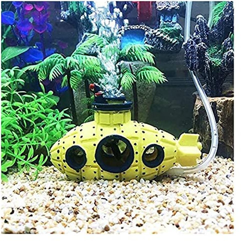 Aquarium-Zubehör for Zuhause oder Büro, Aquarium-Dekoration, Aquarium-Dekoration, U-Boot-Schiff, Luftblasen-Dekoration, Aquarium, versunkenes Boot, Versteck, Höhle, Aquarium-Dekorationen Aquarium Deko