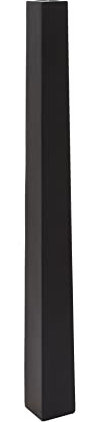 VIVANNO Bougeoir Chandelier sur Pied Obélisque Noir Mat 120