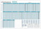 PRIMUS PRINT - Mitarbeiter Urlaubsplaner - Wandkalender 2025 - Monatskalender - A1-594x841mm - bis zu 20 Mitarbeiter - Urlaubskalender - inklusive Feiertagen - diverse Ausführungen [1x Gefalzt Blau]