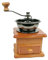 Zjyufy Moulin à café manuel en céramique - Moulin à café à grossièreté réglable - Moulin à café vintage en bois antique - Moulin à café pour expresso, verser, presse française