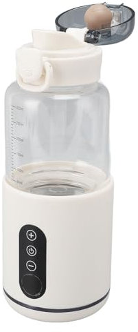 Tragbarer Flaschenwärmer, 300 Ml Kabelloser Wasser und Milchwärmer über USB Wiederaufladbar für Babynahrung, Wasserkocher mit Großer Kapazität für Reisehotels
