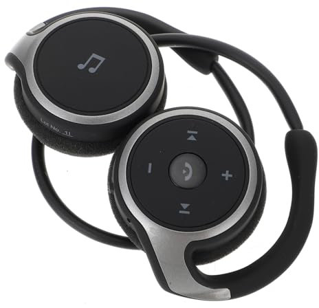 Mikikit Headset for Workout Wireless Headphones Mic for Running Lightweight and Comfortable Fit Cordless Earphones for Exercise