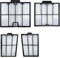 MNUHGYHD Panneaux filtrants Ultra-Fins 9991467-R4 compatibles avec Les Robots nettoyeurs de Piscine Dolphin S200. Filtre à Cartouche plissé.
