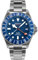 Titanium GMT S462.E Sportuhr, mechanisch, wasserdicht, 200 m, blau, Sportlich