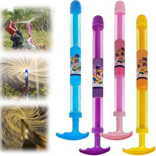 Efymosce 4 Stück Feuerwerk Wasserpistole Spielzeug, Wassersprühspielzeug, Romantische Feuerwerk Water Squirter, Citaway Feuerwerk Wasserpistole für Baden,Pool, Party, Strand und Spielplatz (A)