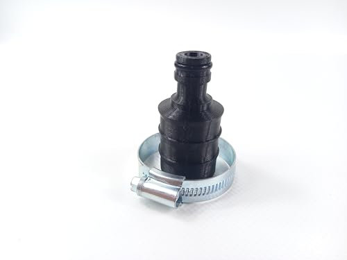 Generisch | Schlauchadapter 1/2 Zoll auf 32mm | Passend für Gardena & viele andere Schlauchsysteme | Inkl. O-Ring & Schlauchschelle | PETG