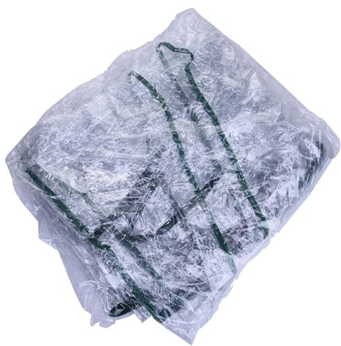 Pflanzenschutzabdeckung Strapazierfähigem PVC – Gewächshaushülle Wasserabweisendes, Gartenmaterial Wetterschutz | Transparente Gartenzeltplane Für Obstschutz Außenbereich, Allwetterlösung Für Beete