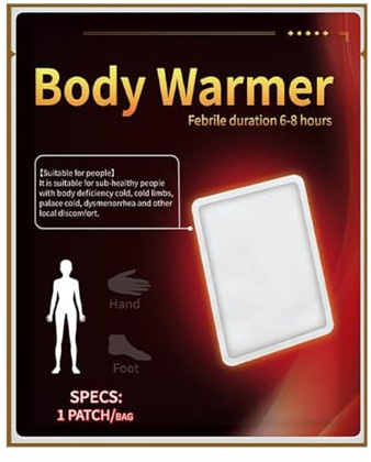 Körperwärmer Langanhaltende Wärme 1 Patch Luftaktivierter Handwärmer Winter Wärmepflaster Schnelle Aktivierung für Hände Zehen Skifahren Wandern Snowboarden Männer Frauen