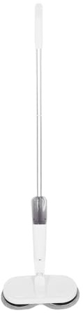 Jectse Vadrouille électrique sans Fil avec Jet d'eau Léger, Nettoyeur de Sol Puissant Blanc pour Salon Cuisine Chambre à Coucher