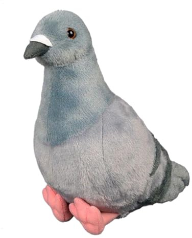 Generisch Taube Plüschtier Realistisches Vogel Stofftier, Kuscheltier Deko Vogel Puppe Für Kinder Mädchen Freunde Geburtstag Kinderzimmer Spielzimmer Zimmer Dekoration Klassenzimmer
