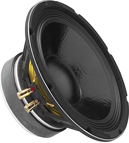 MONACOR SP-10A/302PA PA-Tiefmitteltöner, 300 W, 8 Ω, hochbelastbar, schwarz, 25 cm (10)